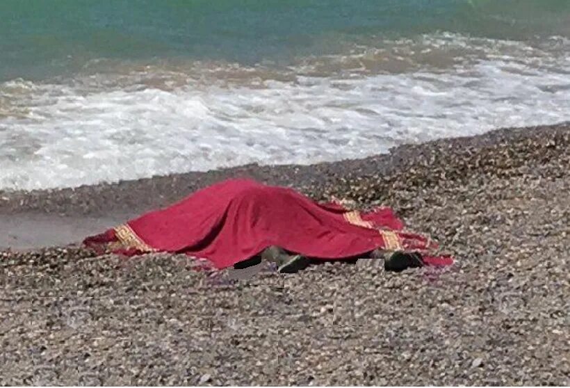 убитую на пляже