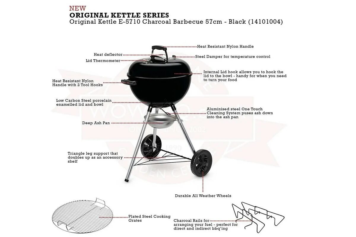 Гриль угольный Weber Original kettle, e-4710. Гриль угольный Original kettle, e-5710, черный. Гриль Weber Original kettle. Гриль угольный Weber Original kettle 47х47х89 см. Гриль угольный kettle