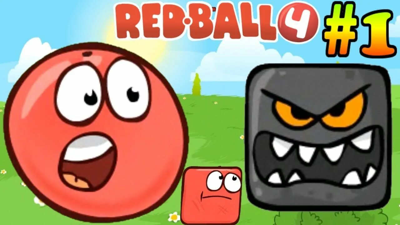 Красный шарик против зелёного короля. Red Ball 4. Игра красный шарик против зеленого короля. Красный шарик зеленые холмы квадраты. Красный против зеленого короля