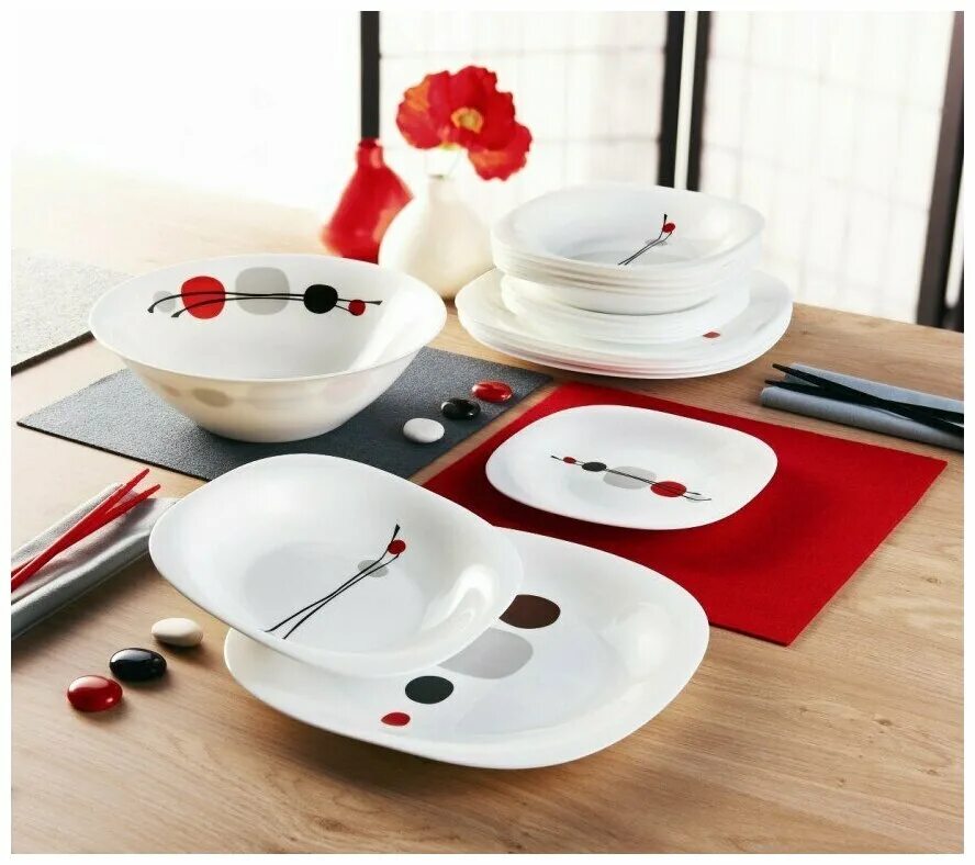 Посуда новый модель. Столовый сервиз Sweet line Kyoko. Столовая посуда Luminarc. Luminarc Kyoko. Столовый набор посуды на 6 персон Люминарк.