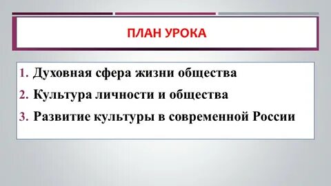 Урок духовная жизнь