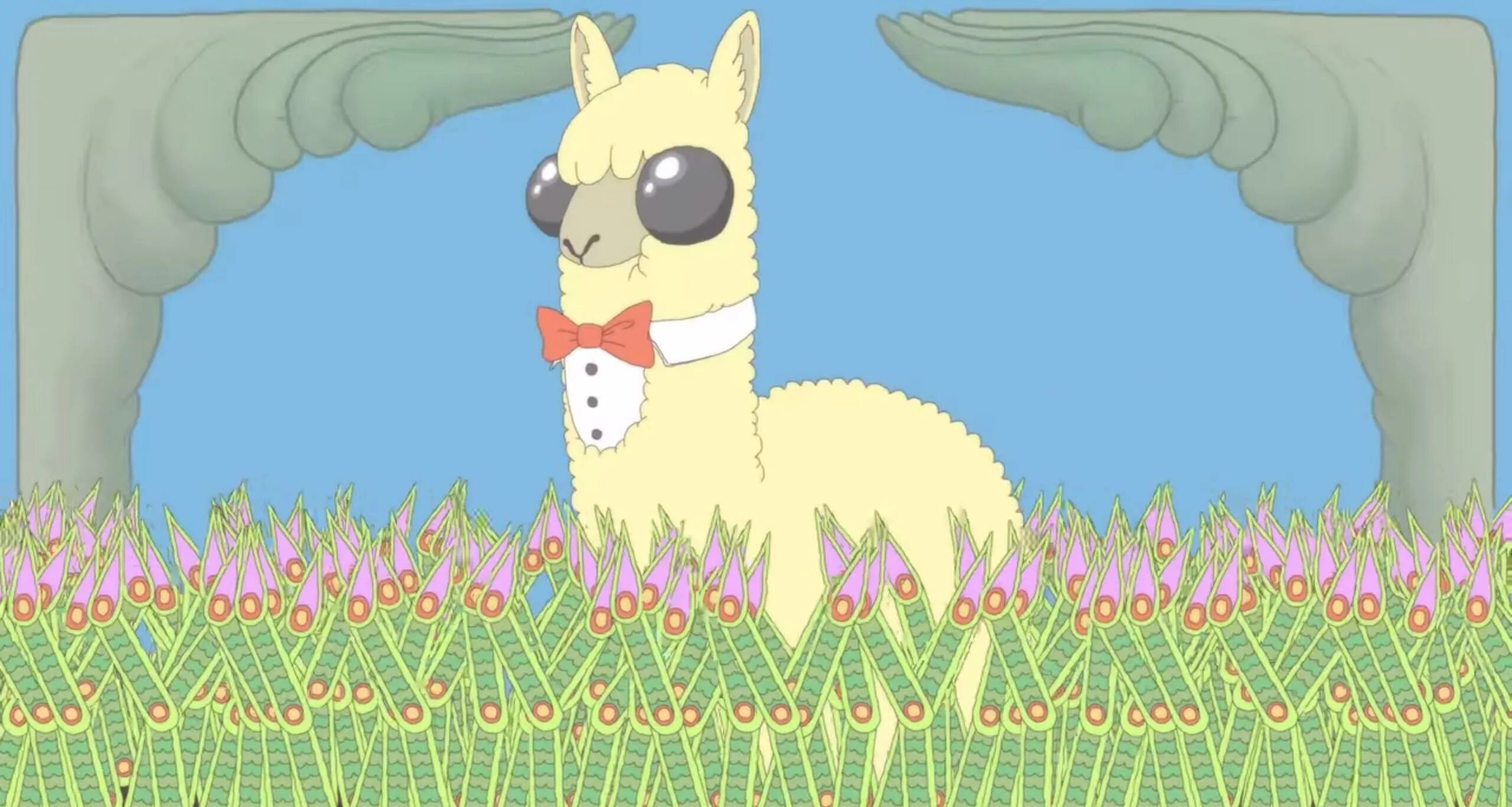 There is sheep in the