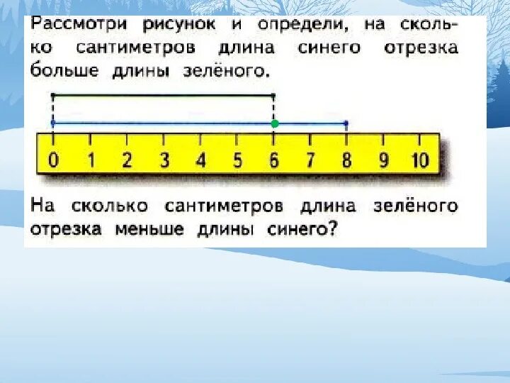 Сколько сантиметров прямая. Отрезок 10 см. Отрезок 1 класс. Отрезок 6 см. Задачи с сантиметрами 1 класс.