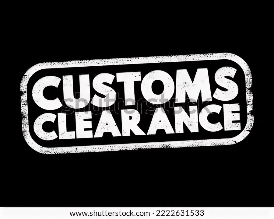 Started customs clearance. Started customs clearance
