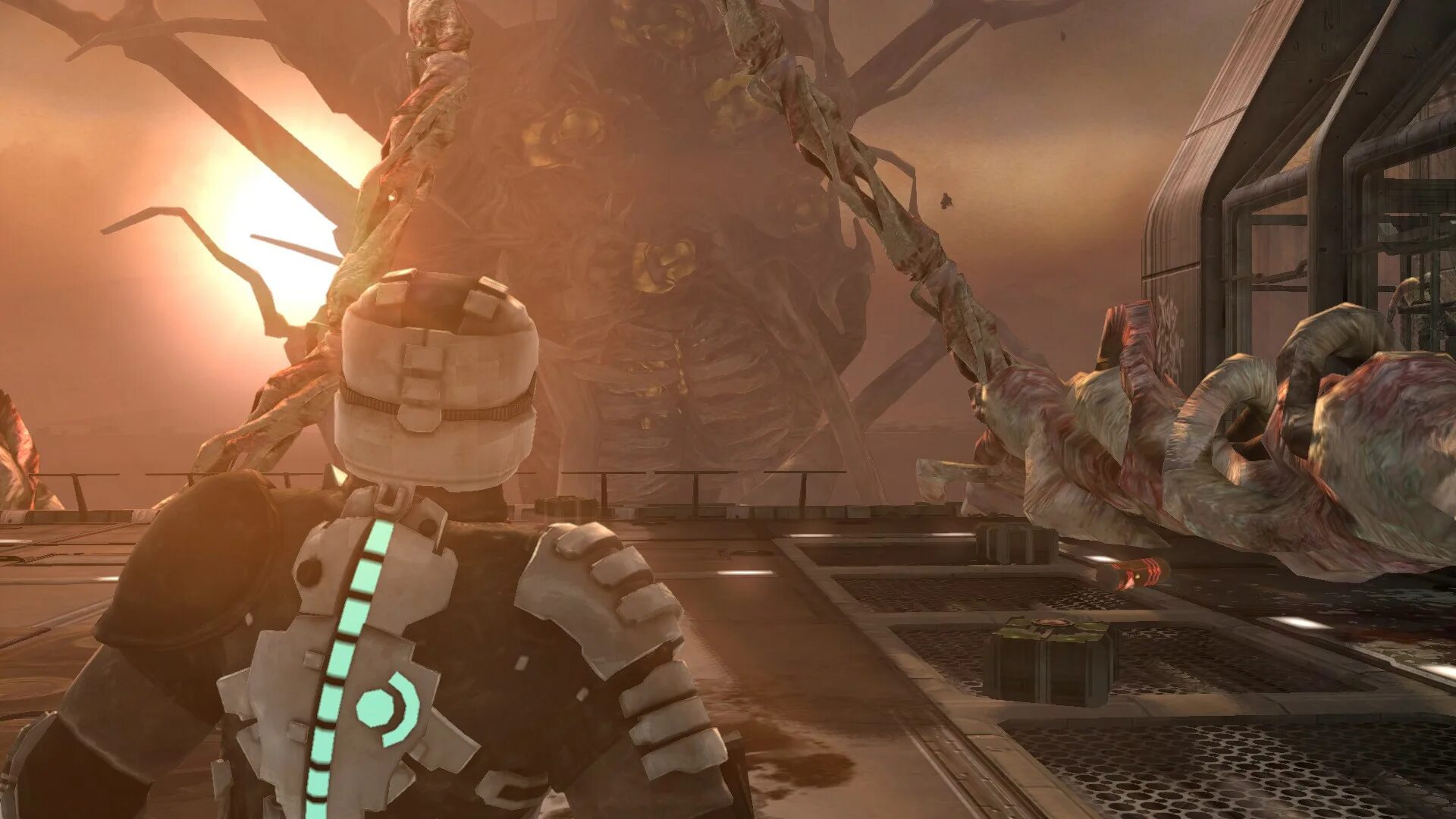 Fps ending. Dead Space 3 финальный босс.