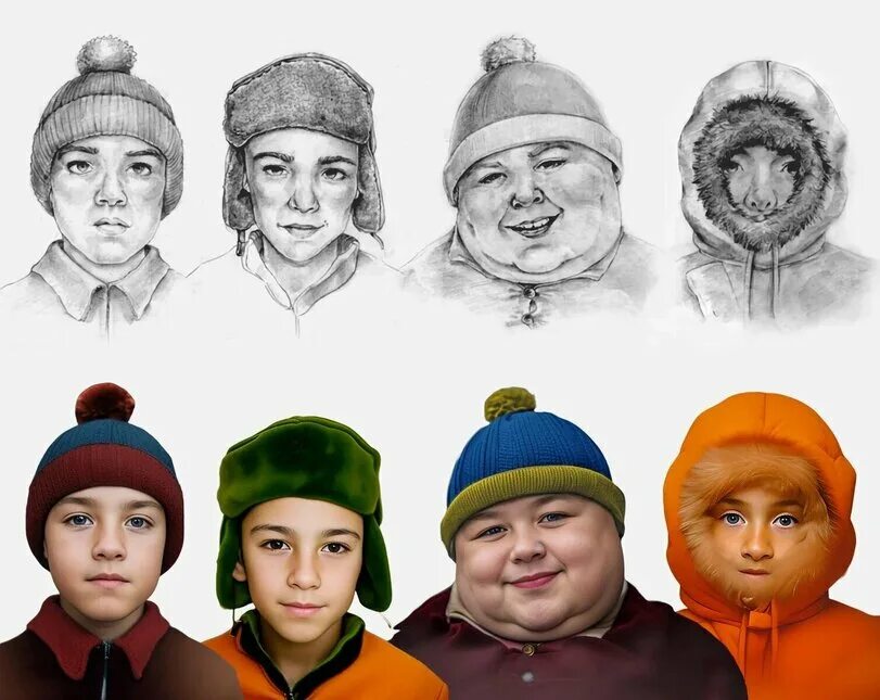 Все герои южного парка - Фото