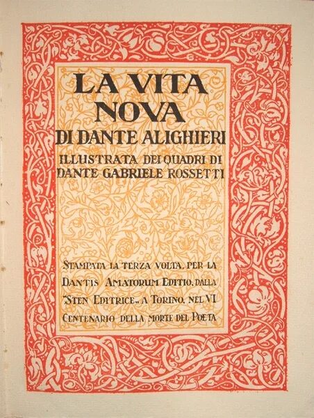 Данте алигьери новая жизнь. Vita nova. vita nuova данте. алигьери vita nova отрывок.
