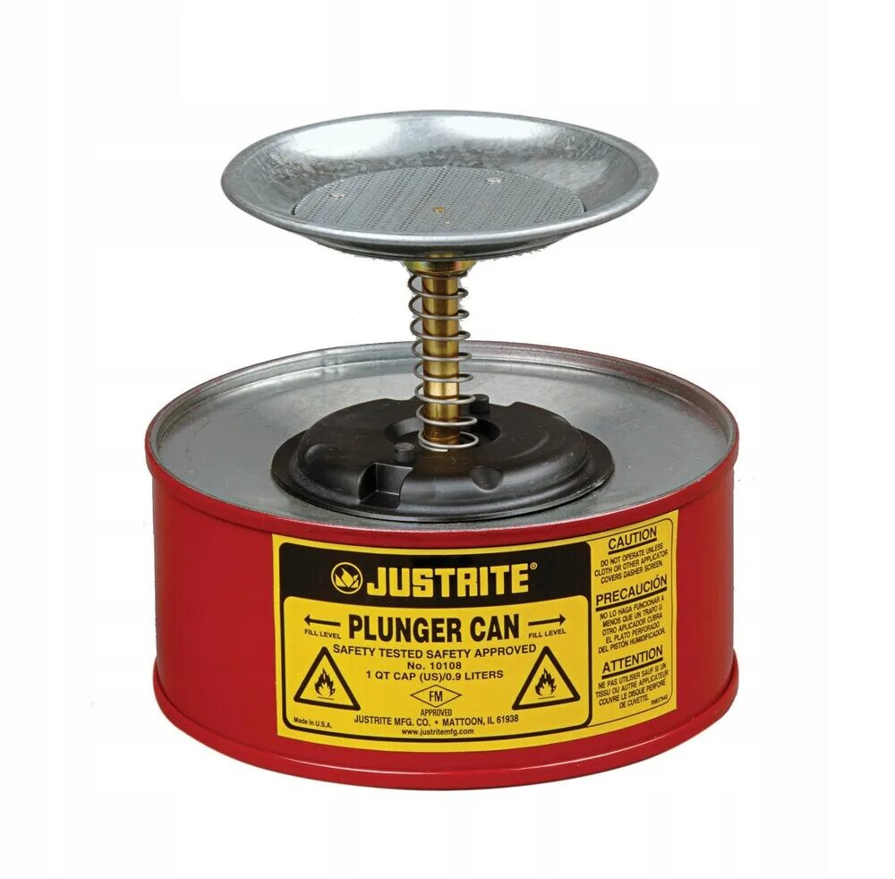 Justrite Plunger can. Плунжерная емкость 2л. Поршневой контейнер. Емкость с поршнем.