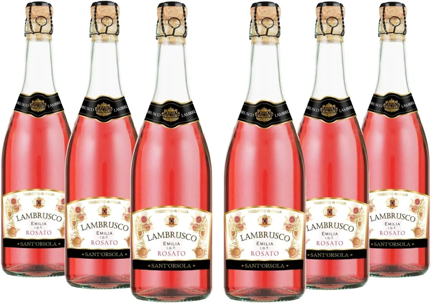 Игристое вино “Lambrusco” , 750 мл. Ламбруско Sant Orsola. Ламбруско розовое цена