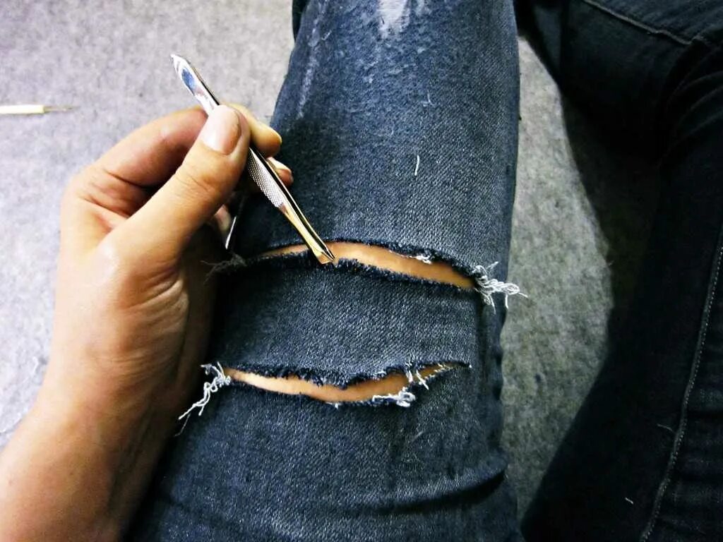 Как сделать рваны