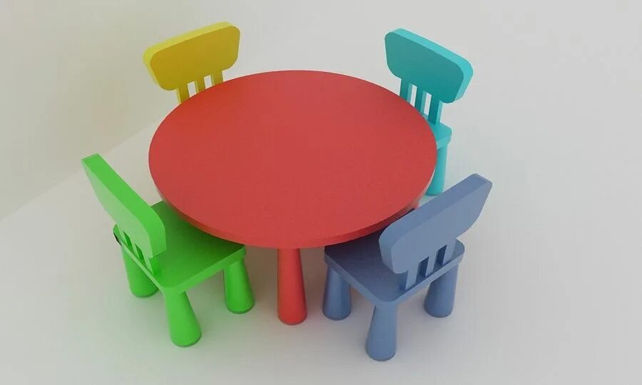 Круглый стол для детского сада. Икеа маммут стол и стул. Стол детский икеа маммут. Столики для детского сада. Стол круглый детский.