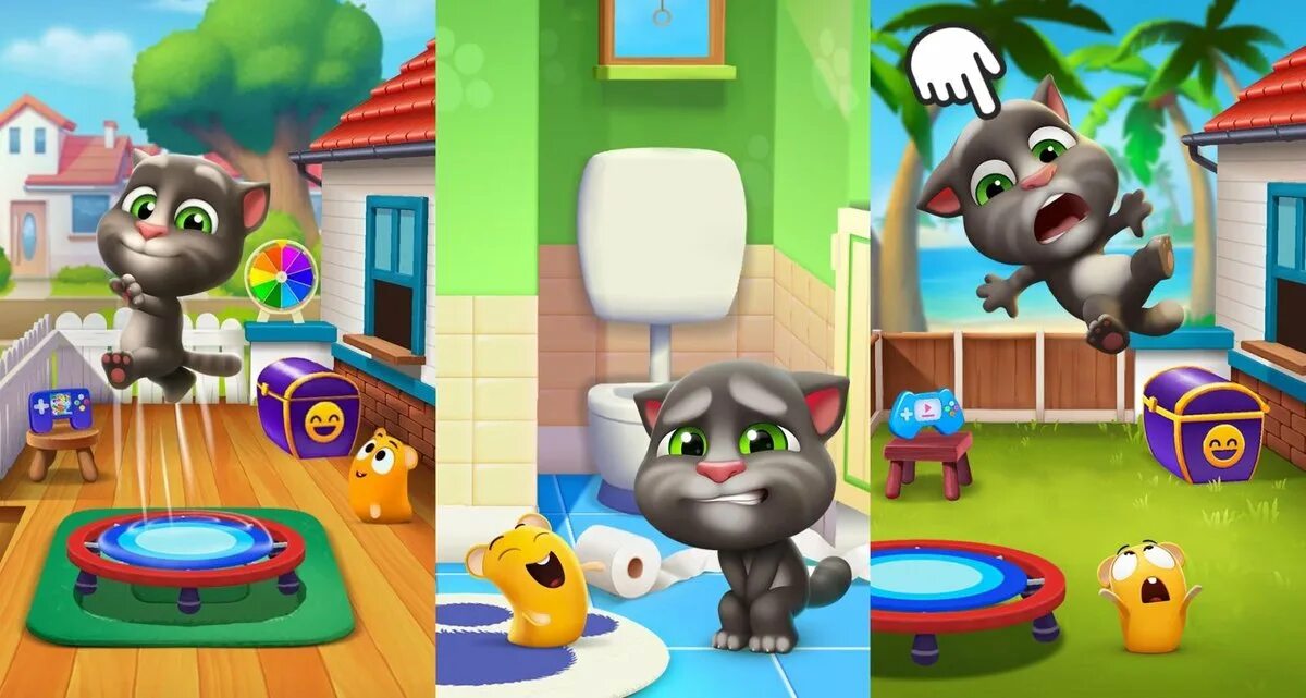 Том игра том двигайся игра том. My talking Tom. Talking Tom игры. Talking Tom 2 игры. My talking Tom 2 с играми.