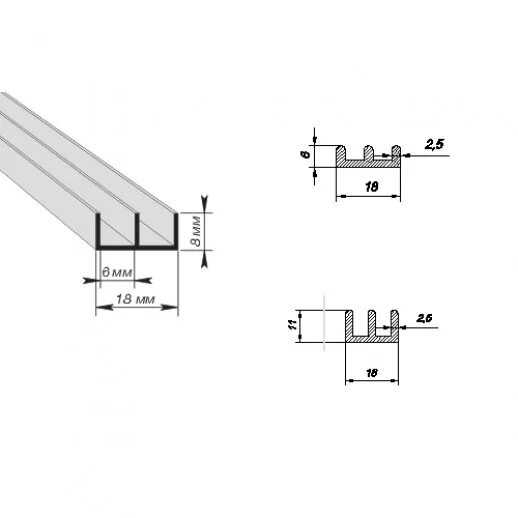 Ш-образный 2м белый. Профиль направляющий ш-образный 2м. Направляющая для стекла. Направляющая для стекла. Направляющая для стекла.