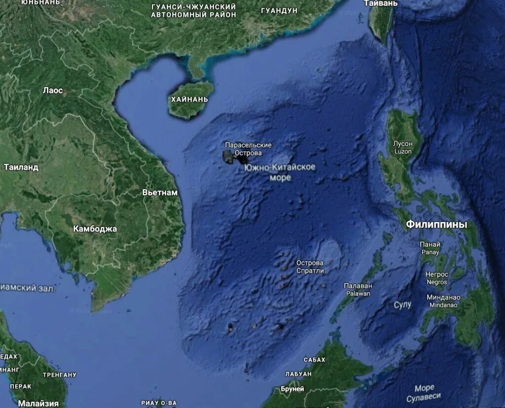 Какие моря омывают берега китая. Южно китайское море. Южно-китайское море на карте. Китай Южно китайское море. Моря омывающие Китай.