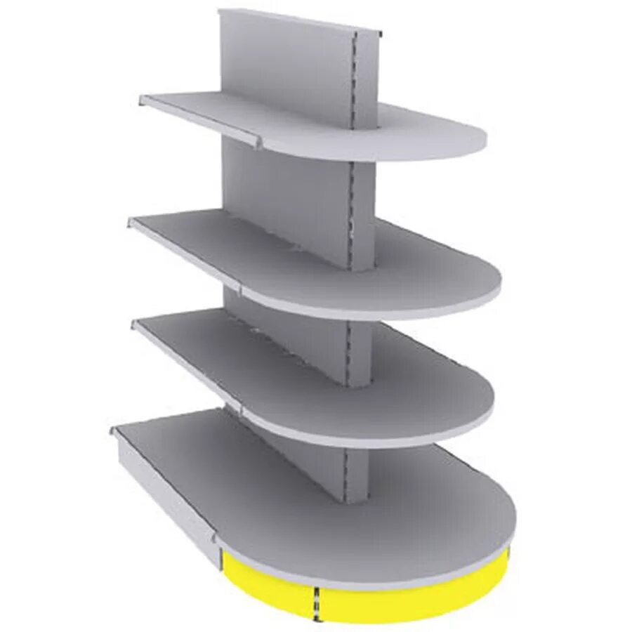Стеллаж торцевой. Стеллаж торговый торцевой полукруглый l=1000 h=2250 Шталер. Stahler стеллажи. Stahler торговое оборудование. Стеллаж торговый штайлер.