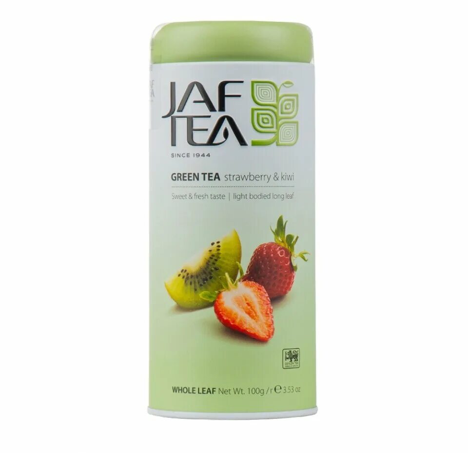 Чай с киви. Чай зеленый JAF Tea клубника киви. Чай Джаф с клубникой. Чай с киви JAF. Джаф 100г зеленый клубника и киви.