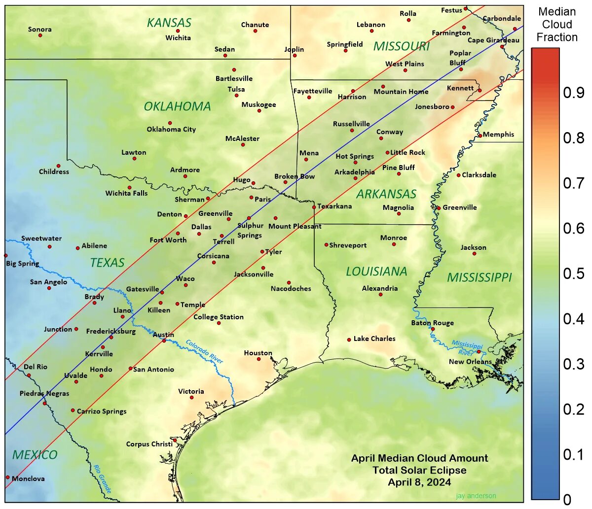 Texas 2024. Карта солнечного затмения 2024. April 8 Solar Eclipse totality line. Эклипс показать на карте. Что будет 19 августа 2024 года