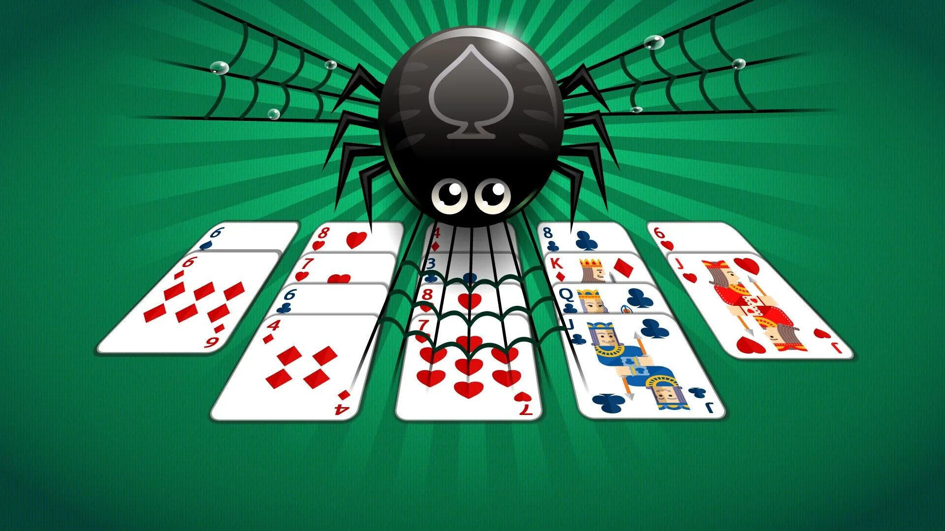 Паук в игре. Игра Spider Solitaire. Пасьянс паук 1 масть. Игра Спайдер Солитер паук. Карточная карточная игра паук.