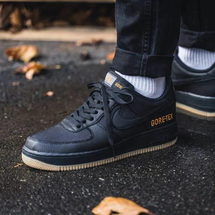 Мужские кроссовки air force 1. Nike Air Force 1 Gore-Tex Black. Nike Air Force 1 Low Gore-Tex. Nike Air Force 1 Low Gore-Tex Black. Gore Tex Nike Air Force 1 черные.