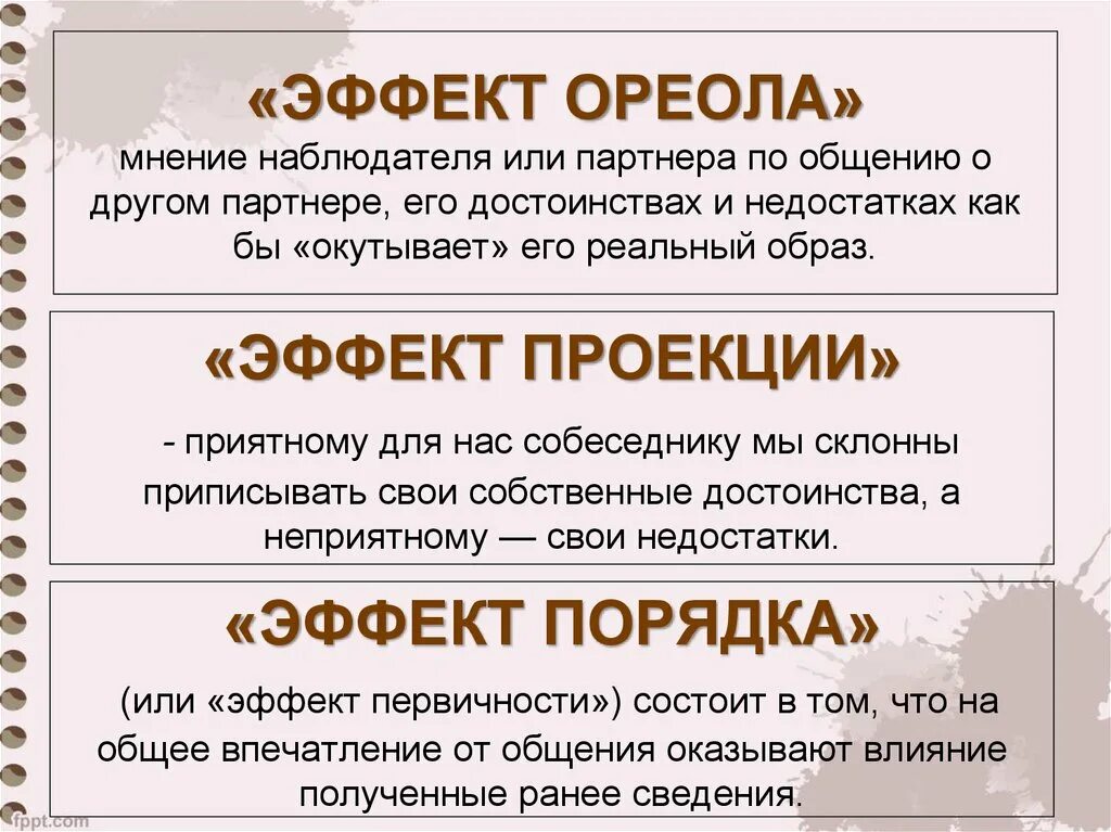 Эффекты в психологии примеры. Эффект ореола. Эффект ореола в психологии. Эффект проекции ореола. Эффект ореола в психологии общения.