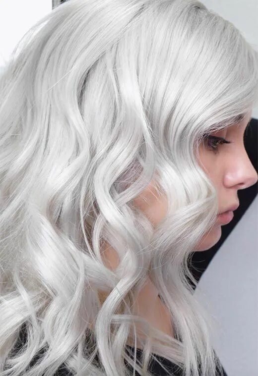 холодные оттенки блонд - Поиск в Google White hair color, White blonde hair, Blo