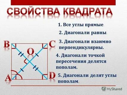У каких фигур диагонали делят углы пополам