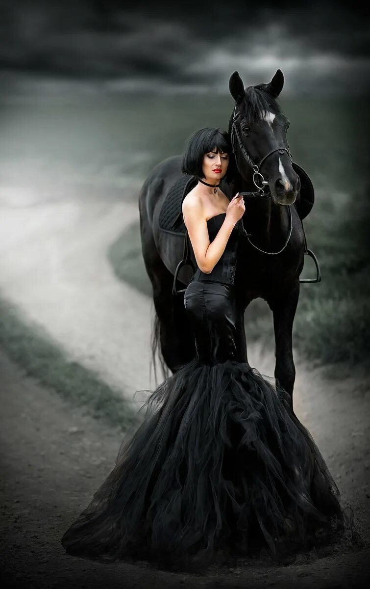 Девушка на черном коне. Девушка с черным конем. Фотосессия с лошадьми. Темная девушка на коне. Книга черный конь