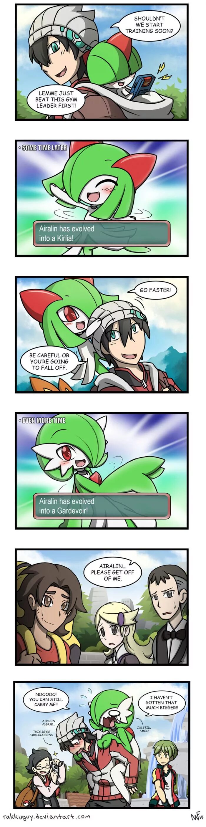 You are going to fall. Гардевуар комикс. Гардевуар и тренер комикс. Airalin Gardevoir комиксы. Покемон Гардевуар и тренер.