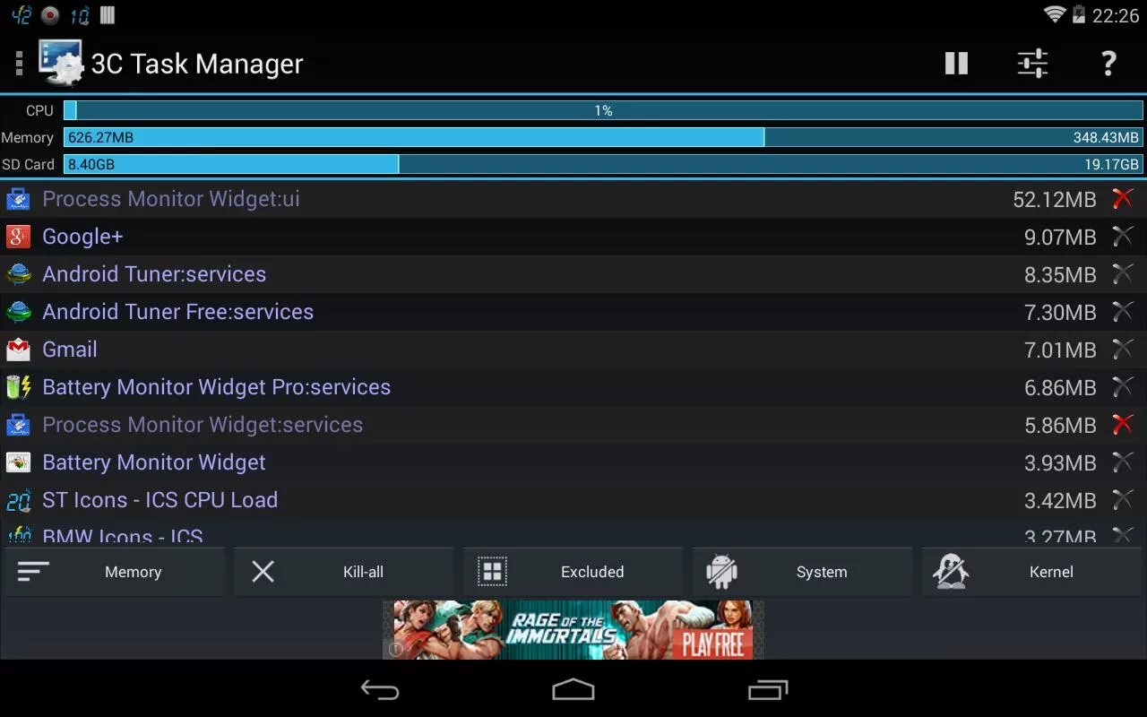 Widget service