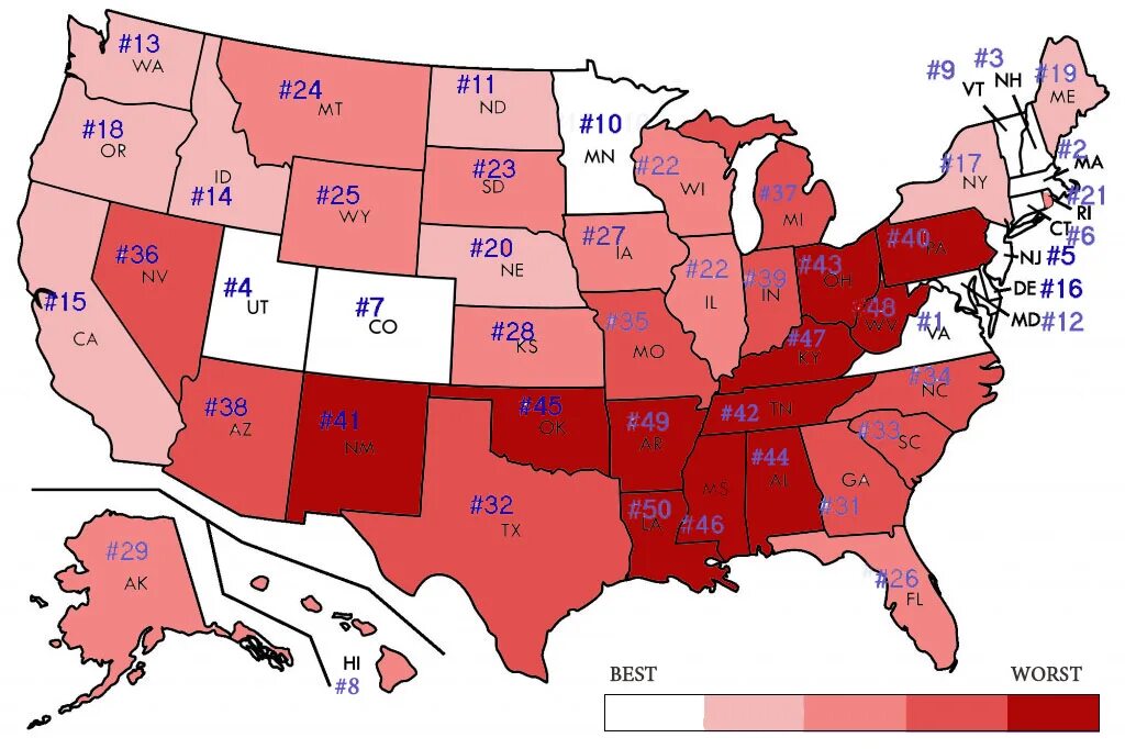 Crime rate in the United States. USA Crime by States. Crime rate by State. Crime Map USA.