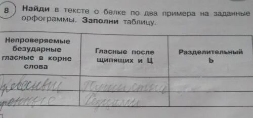 Заполните таблицу примерами. Заполни таблицу примерами. Заполни таблицу примерами из текста. Заполни таблицу двумя примерами. Заполни таблицу используя слово текста