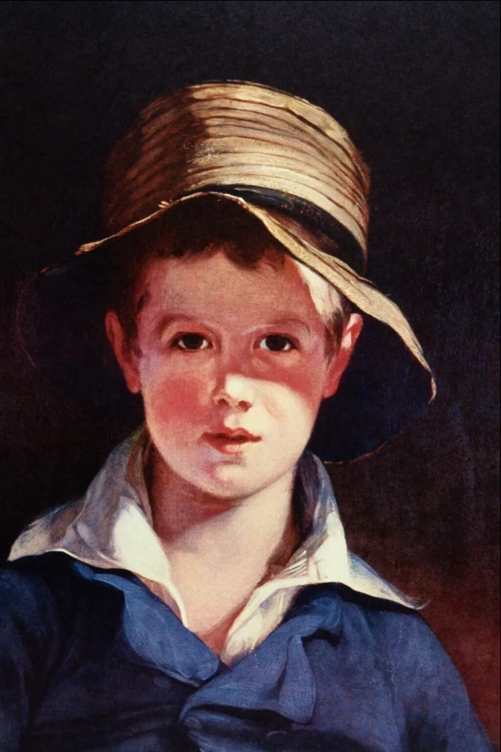Чей это портрет мальчик лет пятнадцати. Мальчик в соломенной шляпе Хруцкий. Портрет мальчика в соломенной шляпе Хруцкий.