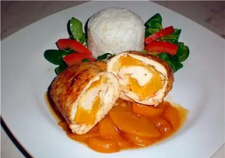 Грудки с персиками
