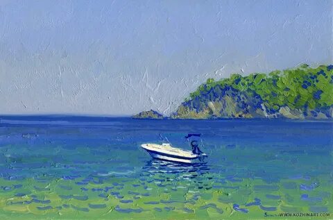 Прозрачная вода маслом