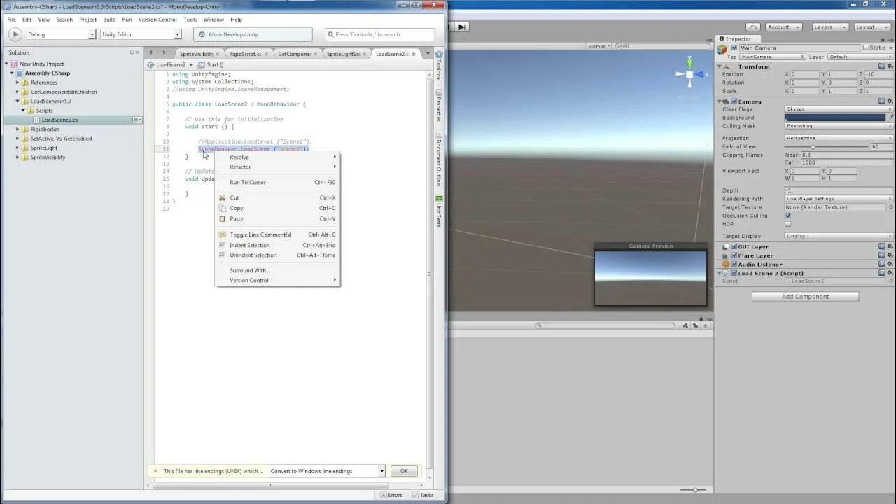 LOADSCENE Unity. SCENEMANAGER. SCENEMANAGER.LOADSCENE. Using SCENEMANAGER Unity.