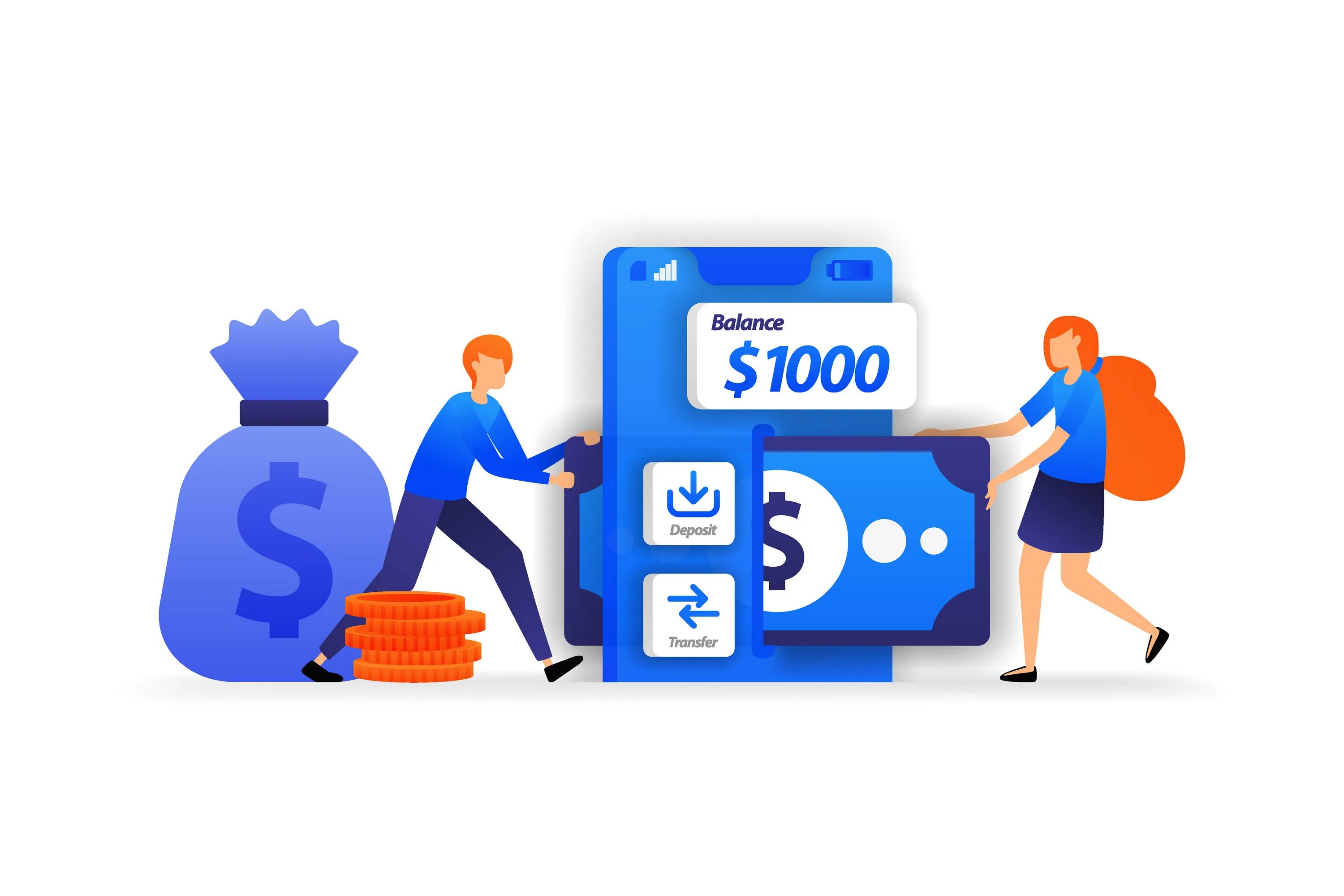 Go into account