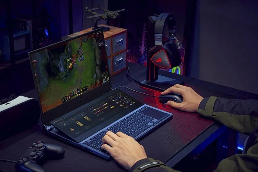 Ноутбук для игр rtx. ROG Zephyrus Duo 15. ASUS ROG Zephyrus Duo. ASUS ROG Zephyrus 15. ASUS игровой ноутбук 2021.