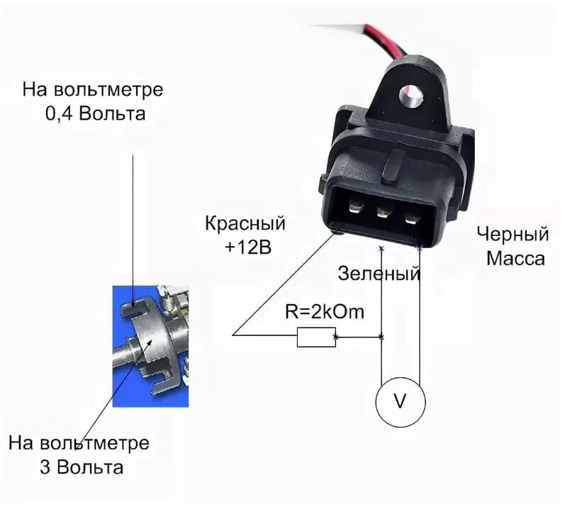 Распиновка датчика холла