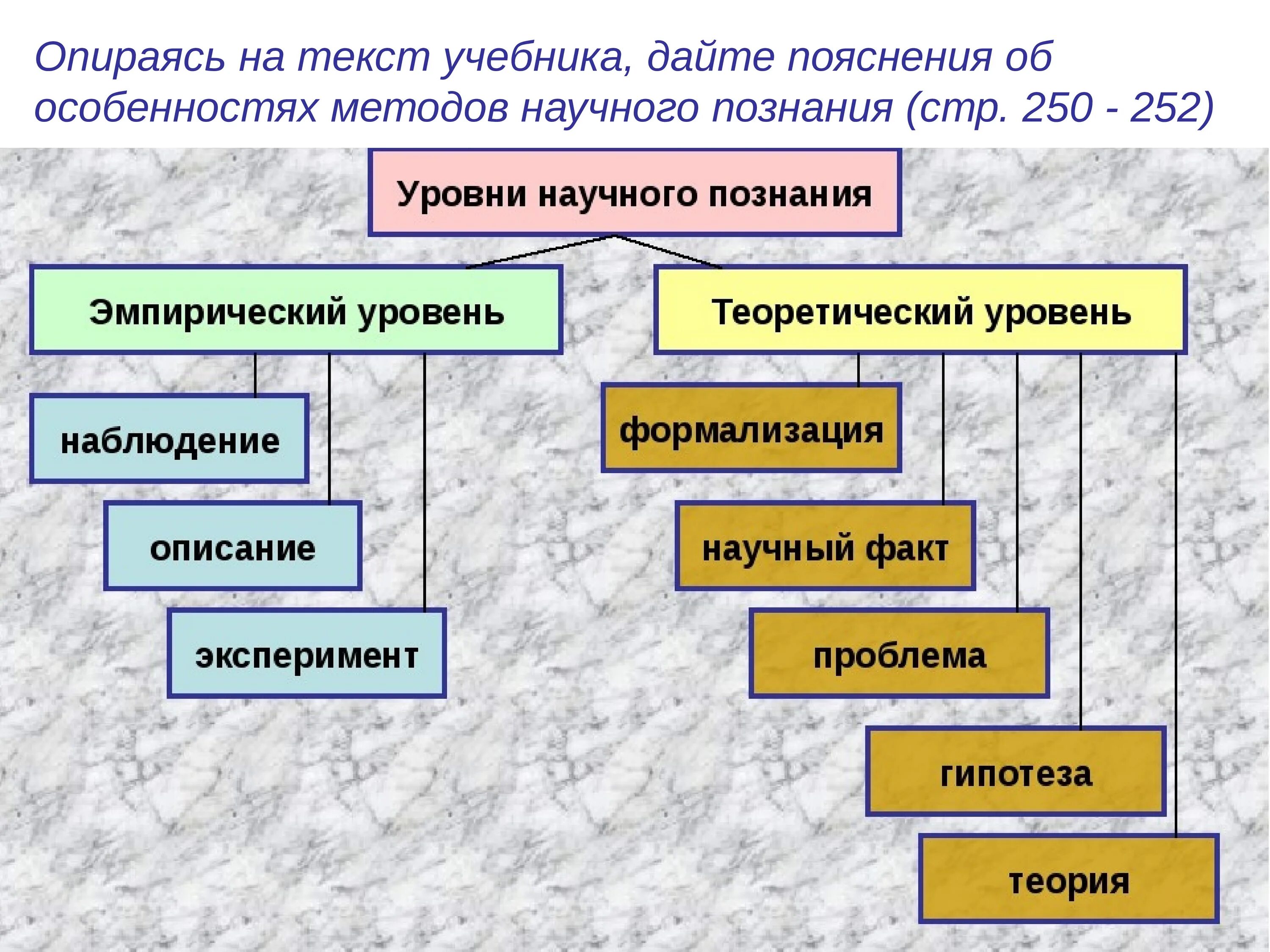 Систематизированы ли научные знания. Научное познание. Виды научного познания. Уровни научного познания. Научное познание Обществознание.