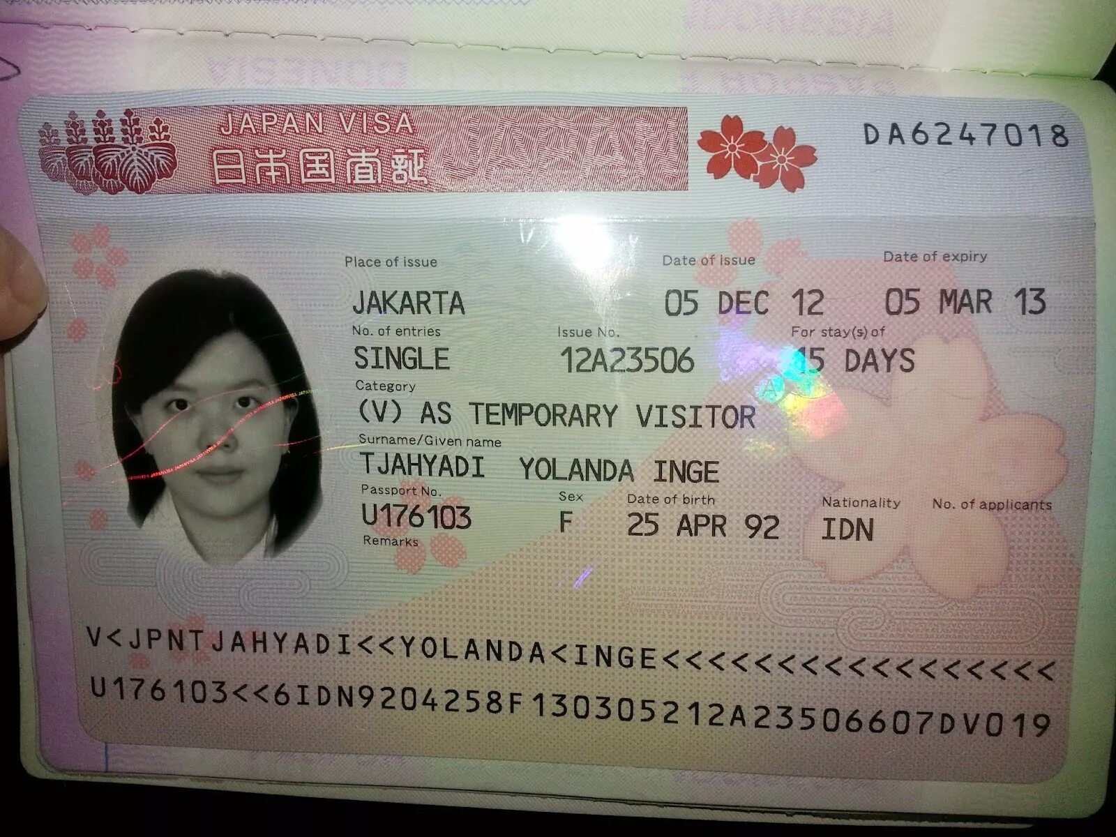 Passport issued