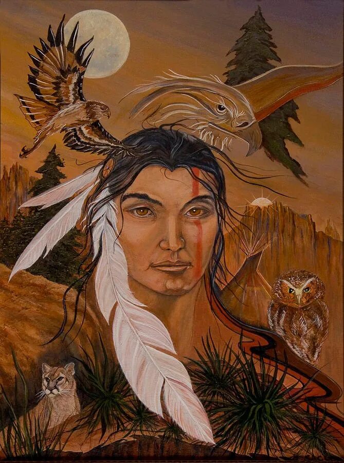 Дух индейцев. Картина индейская женщина шаман. Шаманы индейцы в живописи. Индейские духи в мифологии. Индейский дух.