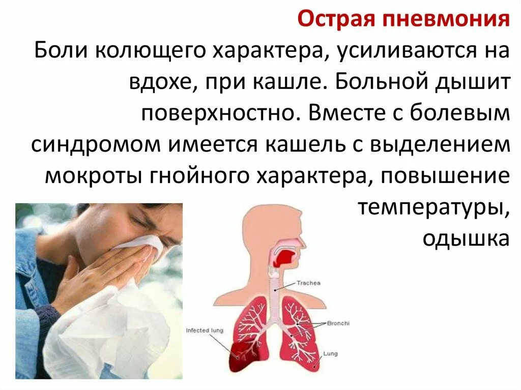 При кашле сильно болит. Боль при воспалении легких. Локализация боли при пневмонии в грудной клетке. Оль при пне.