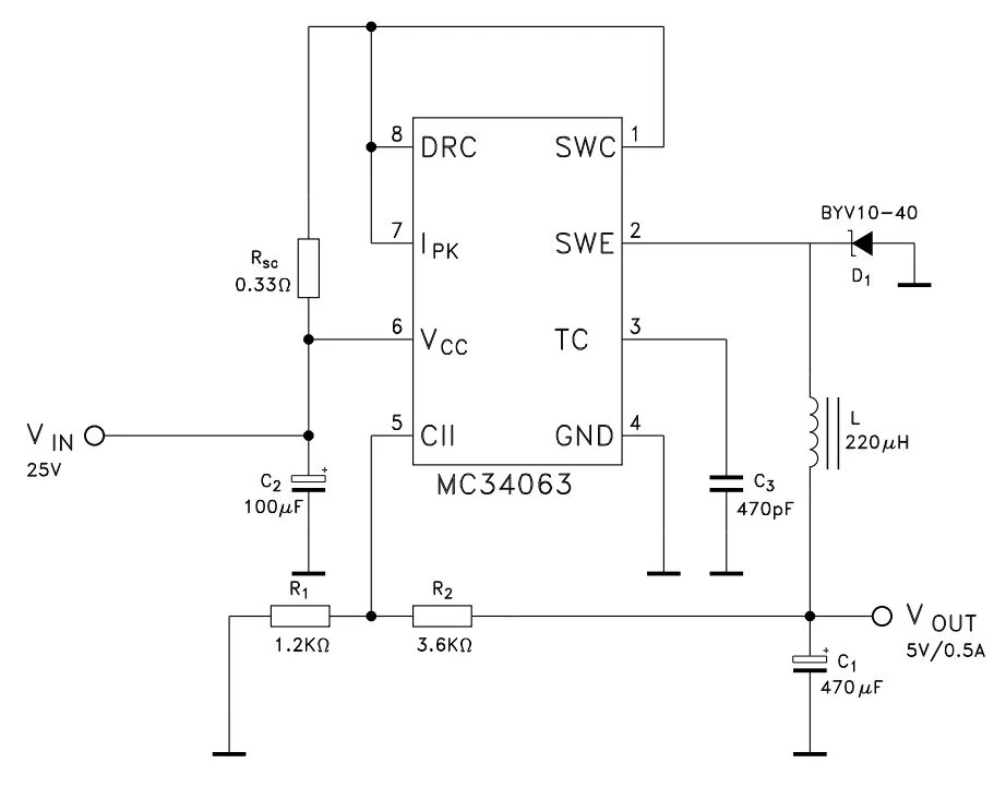 Step converter. Mc34063 понижающий преобразователь. 34063 DC/DC понижающий. Повышающий DC-DC преобразователь на mc34063. 33063 Повышающий преобразователь.