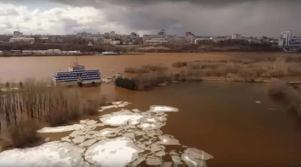 Уровень воды в вятке сегодня котельнич