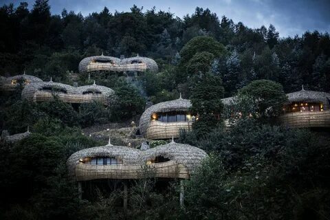 Take an Eco-Escape to a Spherical Forest Villa in an Eroded Volcanic Cone in Rwa