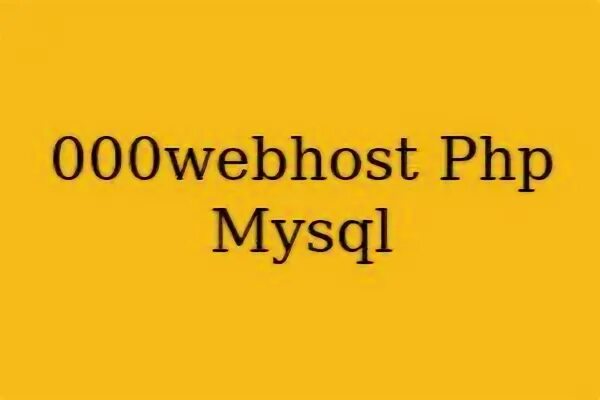 Php web hosting