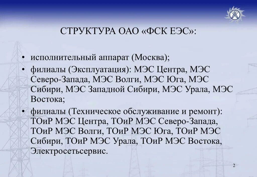 Мэс востока. ПАО ФСК ЕЭС МЭС Востока. Структура ФСК ЕЭС. Организационная структура ФСК ЕЭС. ФСК ЕЭС МЭС Урала.