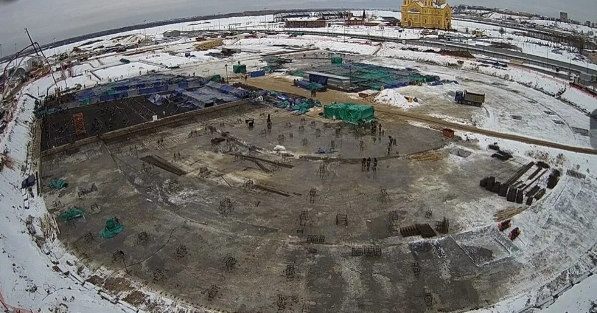 Ледовую арену на Стрелке планируют достроить в 2025 году Нижегородская правда Дз