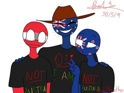 countryhumans australia on Tumblr.