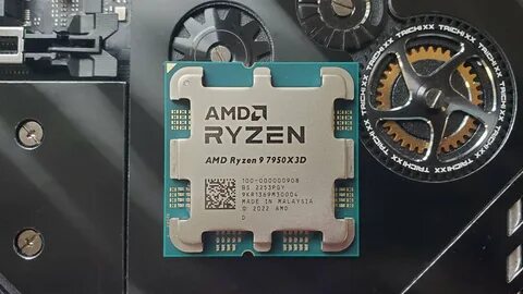 AMD Ryzen 9 7950X3D processor.